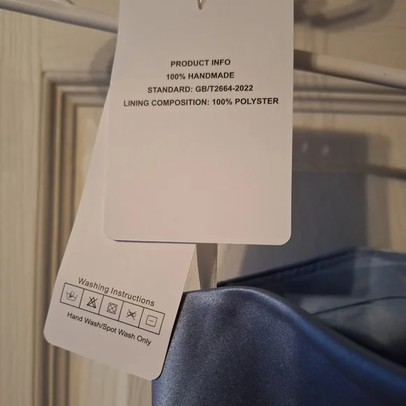 Girls Cinderella Blue One-Shoulder Formal Gown - Picture 7 of 7